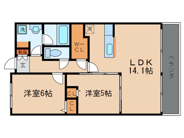 ダンデライオンの物件間取画像